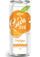 330мл Сода пить апельсиновый Вкус